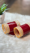 Royal light Red Bridal Chooda (TINA)