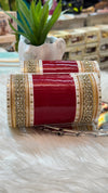 Designer light Red Bridal Chooda