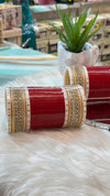 Designer light Red Bridal Chooda