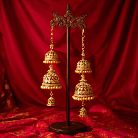 Pearl & Bead Bridal Kaleera