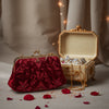 Golden Zari Bridal Clutch