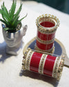 Red Bridal Glass Bangles